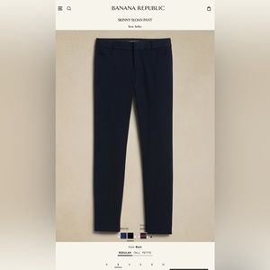 Banana Republic size 2 Sloan Crop Pant